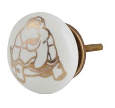 Golden Tortoise Pattern Ceramic Dresser Knobs